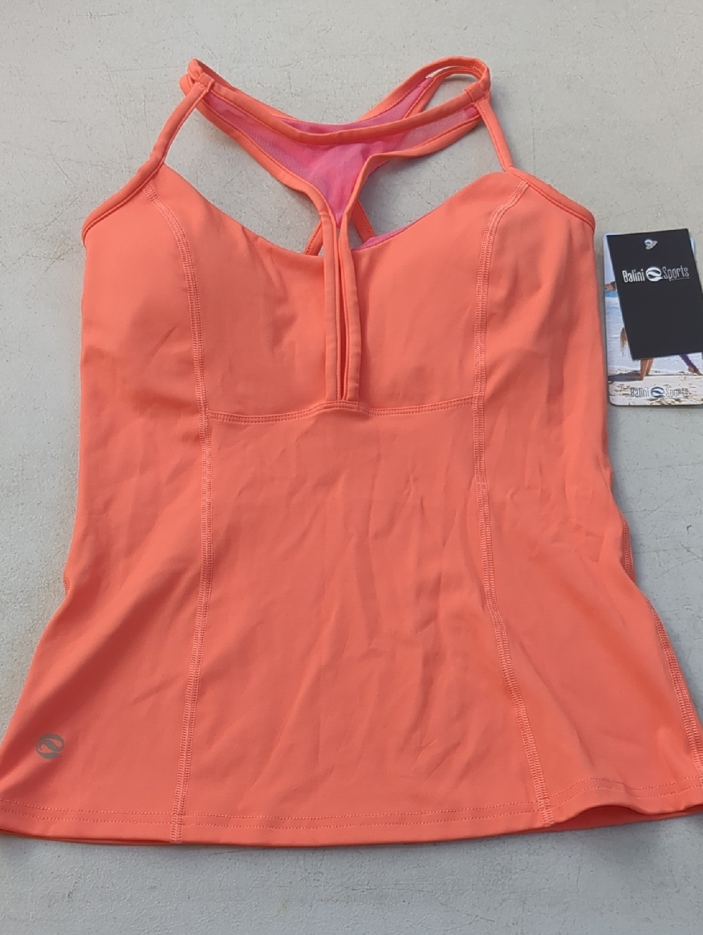 Women’s Coral Strappy Active Tank with Built-In Support